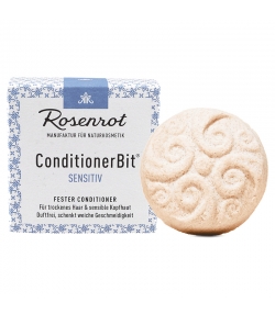Après-shampooing sensitif solide naturel sans parfum - 60g - Rosenrot