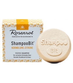 Shampooing solide naturel bleuet & citron - 55g - Rosenrot