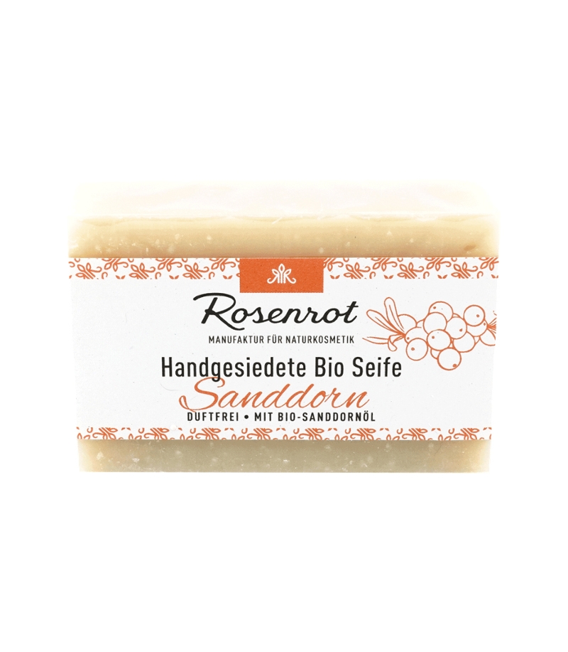 Savon BIO argousier - 90g - Rosenrot Savon BIO argousier - 90g - Rosenrot