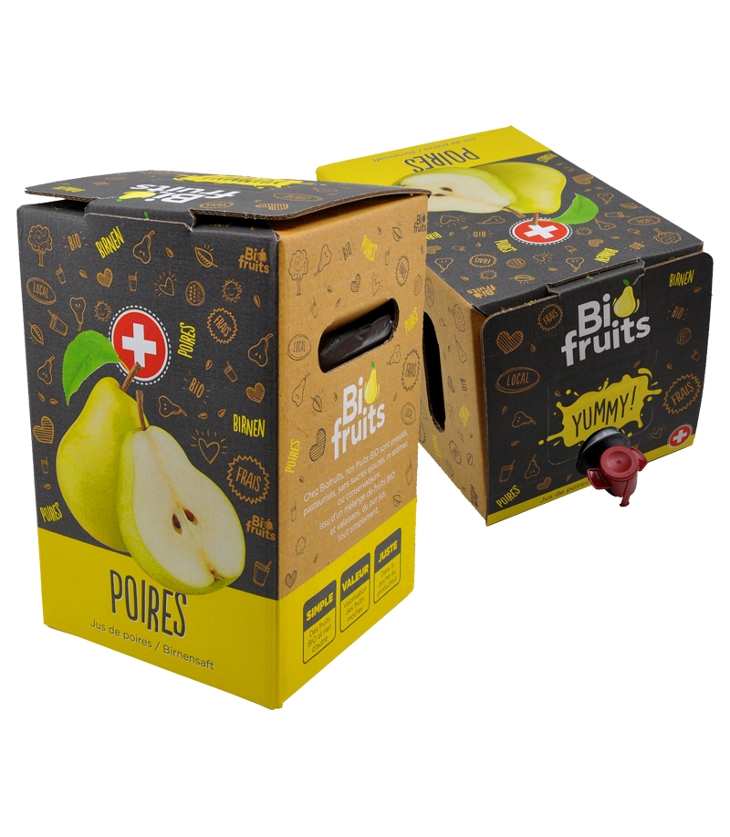 Jus de poires filtré BIO en bag-in-box - 5l - BioFruits Jus de poires filtré BIO en bag-in-box - 5l - BioFruits