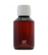 Bouteille en plastique brun 100ml avec bouchon à vis - Aromadis