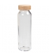 Gourde en verre transparent 25cl avec bouchon en bois - ah table !