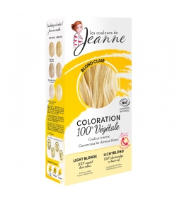 Poudre colorante végétale naturelle blond clair - 2x50g - Les couleurs de Jeanne