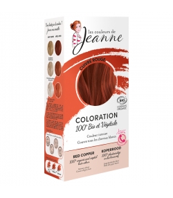 Poudre colorante végétale BIO cuivré rouge - 2x50g - Les couleurs de Jeanne
