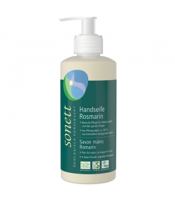 Ökologische flüssige Seife für Hände, Gesicht & Körper Rosmarin - 300ml - Sonett﻿