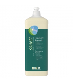 Ökologische flüssige Seife für Hände, Gesicht & Körper Rosmarin - 1l - Sonett﻿