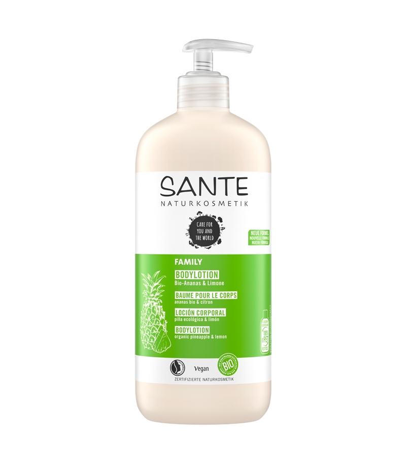 Family BIO-Bodylotion Ananas & Limone - 500ml - Sante﻿﻿﻿﻿﻿﻿