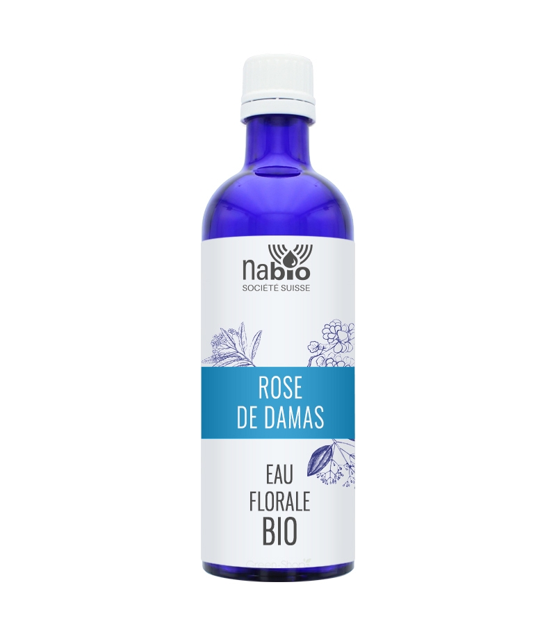BIO-Blütenwasser Damasrose - 200ml - Nabio