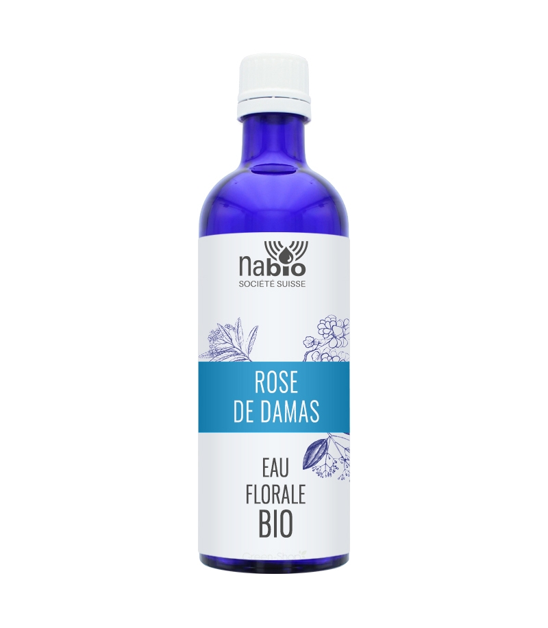 Eau florale BIO Rose de Damas - 200ml - Nabio Eau florale BIO Rose de Damas - 200ml - Nabio