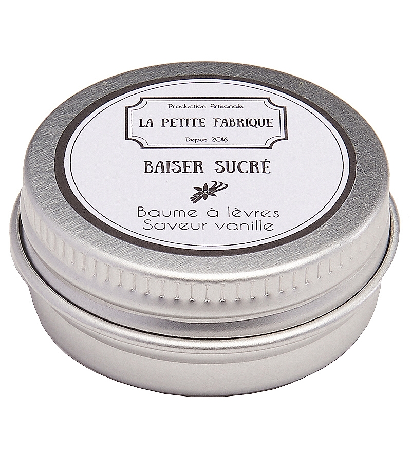 Baume à lèvres nourrissant naturel Baiser sucré vanille - 15g - La Petite Fabrique Baume à lèvres nourrissant naturel Baiser sucré vanille - 15g - La Petite Fabrique