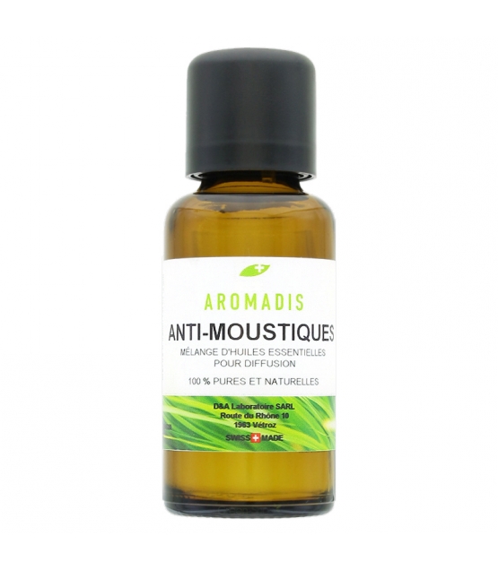 Synergie d'huiles essentielles Anti-moustiques - 30ml - Aromadis