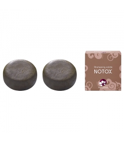 Recharge 2 shampooings solides cheveux gras naturels tulsi, vinaigre de cidre & coco - Notox - 2x25g - Pachamamaï