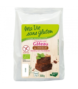 Préparation pour gâteau au chocolat BIO - 300g - Ma vie sans gluten Préparation pour gâteau au chocolat BIO - 300g - Ma vie sans gluten