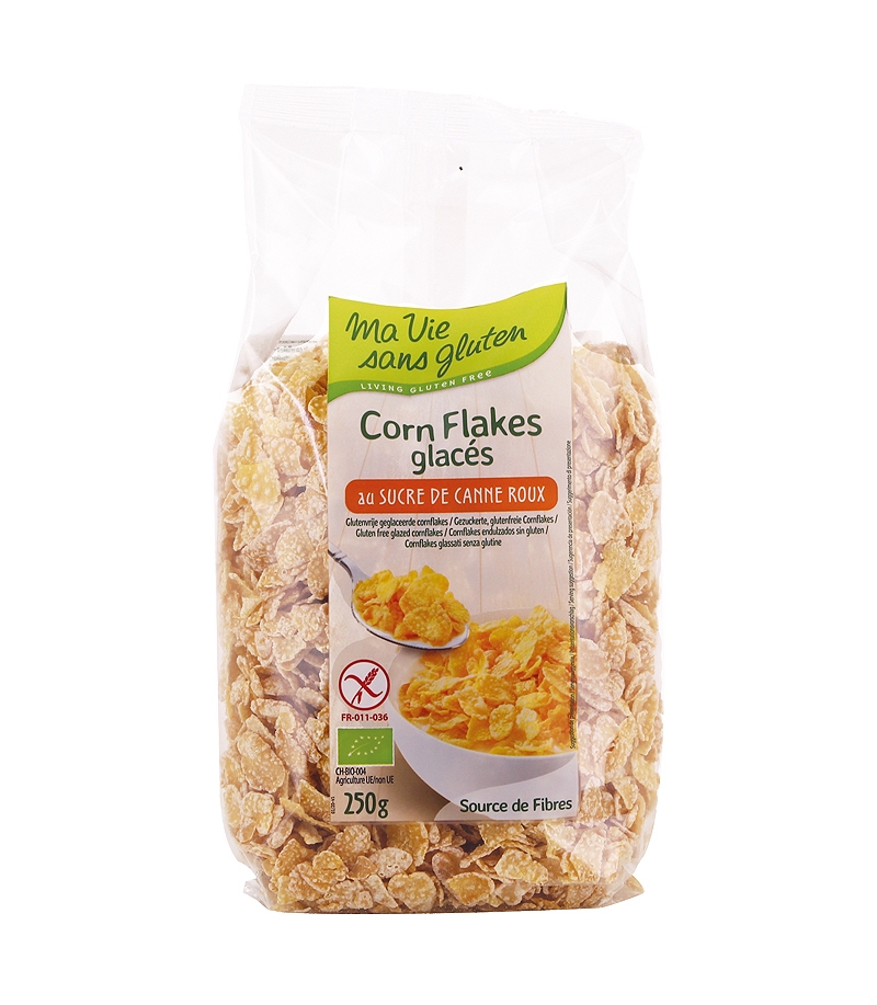 BIO-Corn Flakes gezuckert - 250g - Ma vie sans gluten BIO-Corn Flakes gezuckert - 250g - Ma vie sans gluten