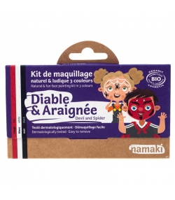 Kit de maquillage naturel & ludique 3 couleurs Diable & Araignée - Namaki