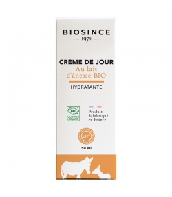 Crème de jour hydratante BIO lait d'ânesse - 50ml - Biosince 1975