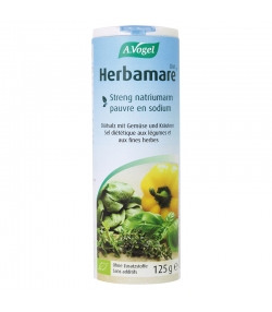 Sel diététique aux légumes et aux fines herbes BIO - Herbamare Diet - 125g - A.Vogel Sel diététique aux légumes et aux fines herbes BIO - Herbamare Diet - 125g - A.Vogel