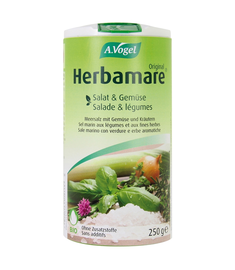 Sel marin aux légumes et fines herbes BIO - Herbamare Original - 250g - A.Vogel Sel marin aux légumes et fines herbes BIO - Herbamare Original - 250g - A.Vogel