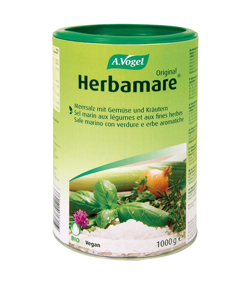Sel marin aux légumes et fines herbes BIO - Herbamare Original - 1kg - A.Vogel