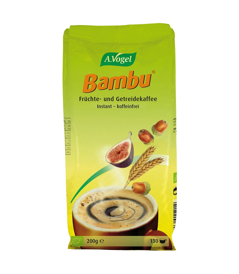 Recharge café aux fruits et céréales BIO - Bambu Instant - 200g - A.Vogel