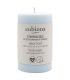 Bougie cylindrique bleue en cire de colza naturelle 50 x 80 mm - Eubiona