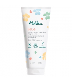 Lait hydratant visage & corps bébé BIO huile de cameline - 175ml - Melvita Lait hydratant visage & corps bébé BIO huile de cameline - 175ml - Melvita