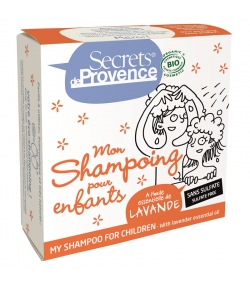 Shampooing solide enfants BIO lavande - 85g - Secrets de Provence