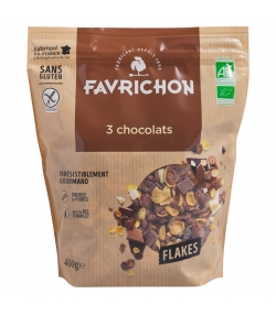 Flakes 3 chocolats BIO - 400g - Favrichon