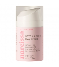 Crème de jour purifiante & éclat Narcissa BIO vitamine C & superfruits - 50ml - Urtekram