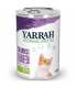 BIO-Bröckchen Huhn & Truthahn mit Brennnessel in Sosse für Katzen 405g Yarrah