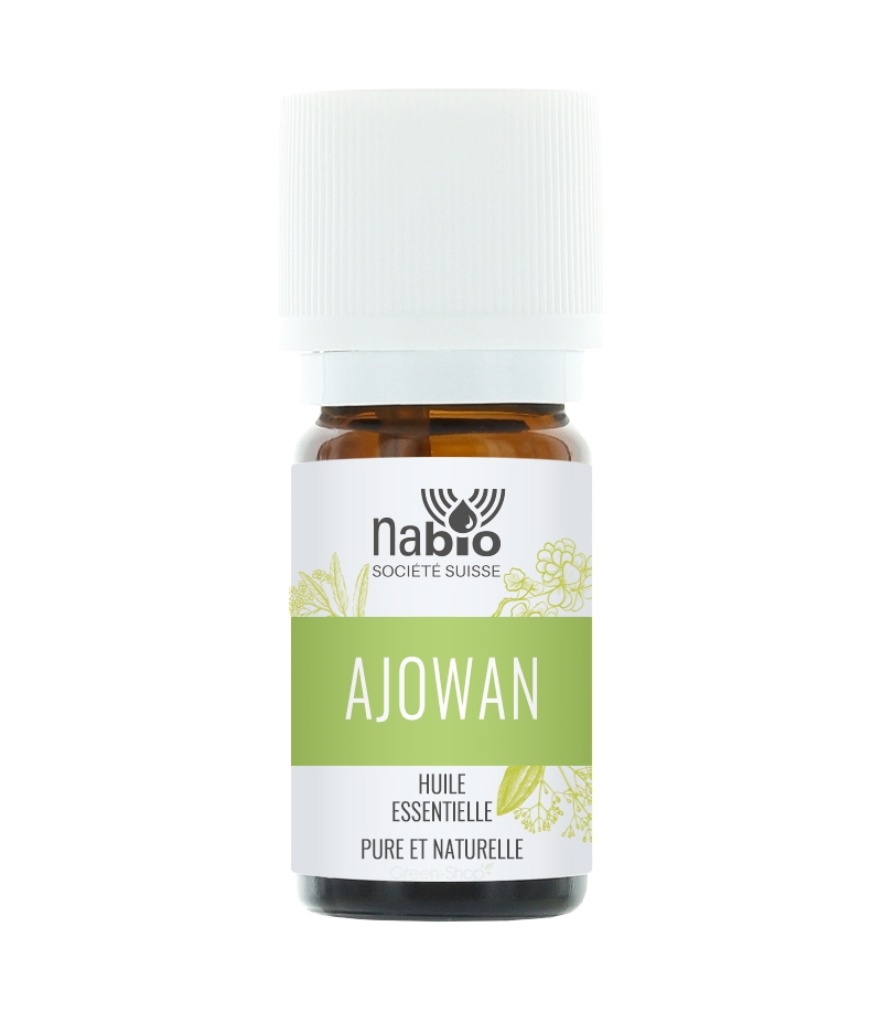 Huile essentielle d'Ajowan naturelle 10ml Nabio