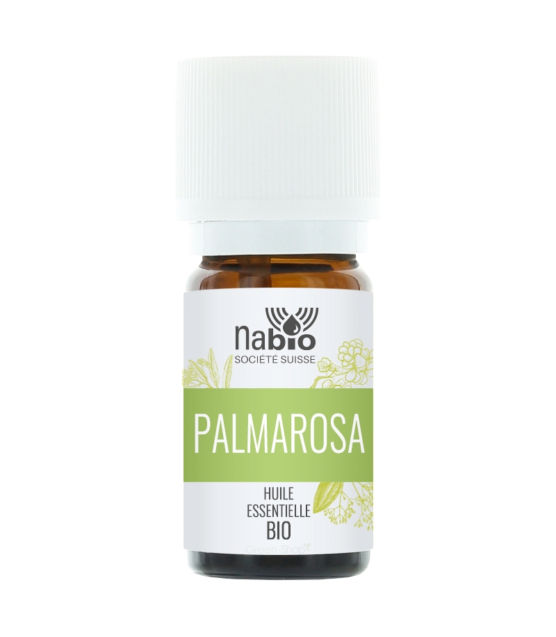 Huile essentielle BIO Palmarosa - 10ml - Nabio