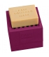 Porte-savon en caoutchouc naturel violet - Fair Squared