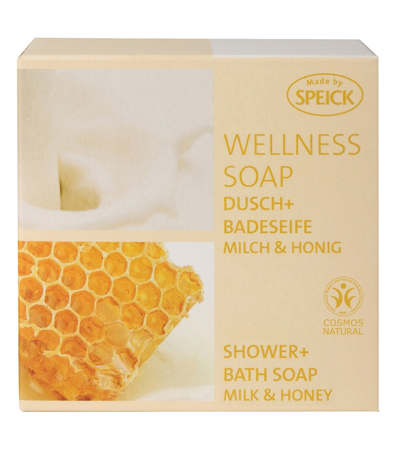 Savon naturel Wellness lait & miel - 200g - Speick Savon naturel Wellness lait & miel - 200g - Speick