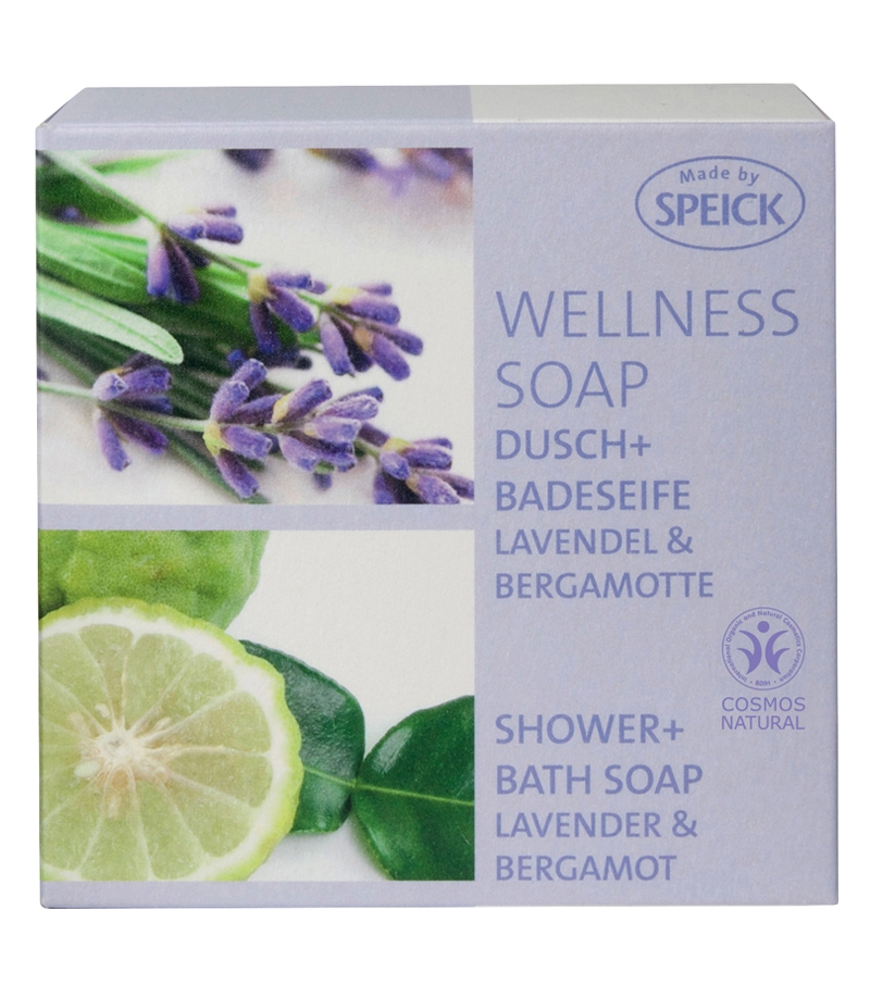 Savon naturel Wellness lavande & bergamote - 200g - Speick Savon naturel Wellness lavande & bergamote - 200g - Speick