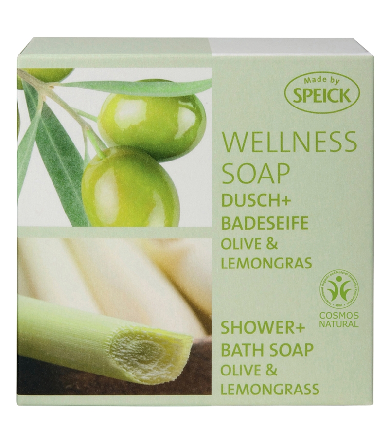 Savon naturel Wellness olive & lemongrass - 200g - Speick Savon naturel Wellness olive & lemongrass - 200g - Speick