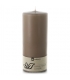 Stumpenkerze taupe aus pflanzlichem Stearin 60 x 120 mm - Balthasar