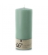 Bougie cylindrique vert clair en stéarine végétale 60 x 120 mm - Balthasar