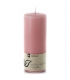 Bougie cylindrique rose clair en stéarine végétale 70 x 170 mm - Balthasar