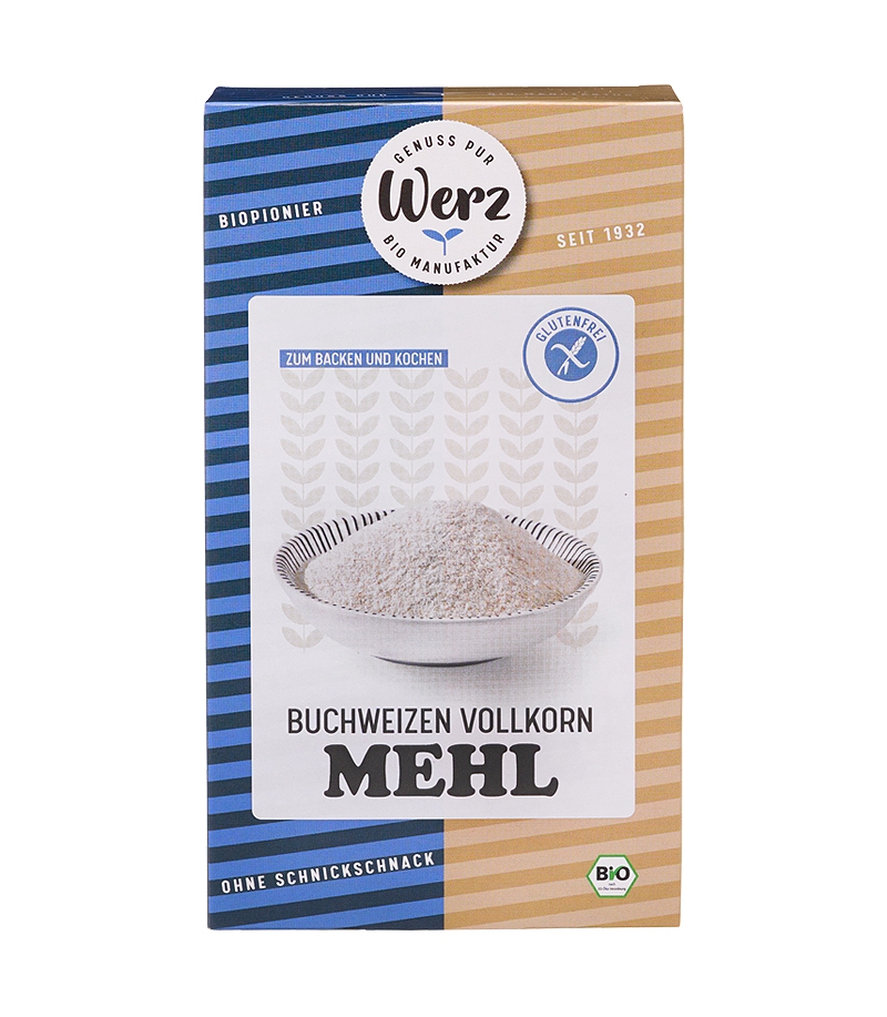 Vollkorn BIO-Buchweizen Mehl - 1kg - Werz
