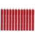 12 Bougies chandeliers rouges en stéarine BIO 2 x 20 cm - Blue