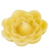 Kerze Blume aus BIO-Bienenwachs 5,5 cm - Blue