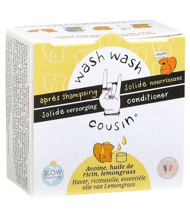 Feste BIO-Haarspülung Nährend Hafer - 45g - Wash Wash Cousin