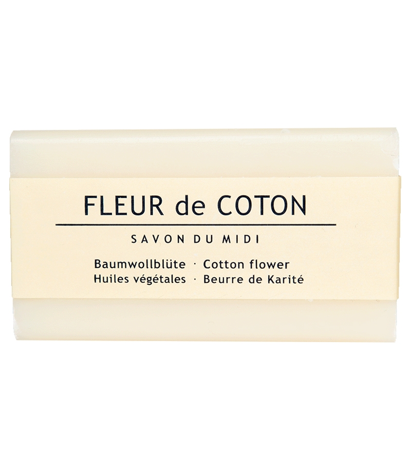 Savon au beurre de karité & fleur de coton - 100g - Savon du Midi