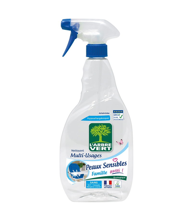 Nettoyant multiusages écologique peau sensible L'Arbre Vert 740ml
