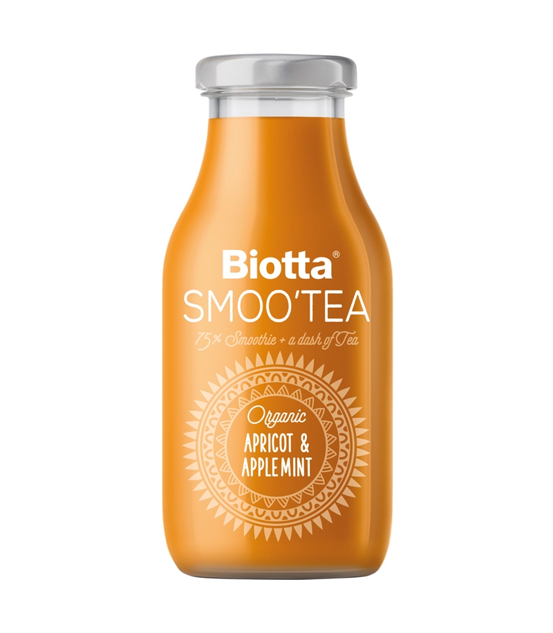 Smoothie abricot, menthe & pomme BIO - Smoo'Tea - 250ml - Biotta
