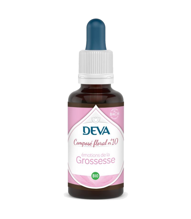 BIO-Blütenkomposition N°10 Schwangerschaftsemotionen Deva 30ml BIO-Blütenkomposition N°10 Schwangerschaftsemotionen Deva 30ml