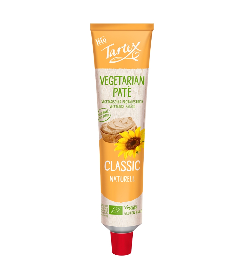 Pâté nature en tube BIO - 200g - Tartex Pâté nature en tube BIO - 200g - Tartex