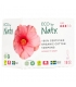 Tampons Super sans applicateur BIO flux moyen-fort - 18 pièces - Naty