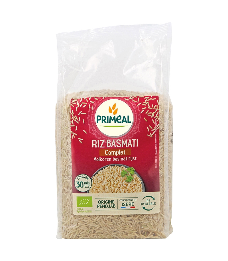 Riz basmati complet BIO 1kg Priméal
